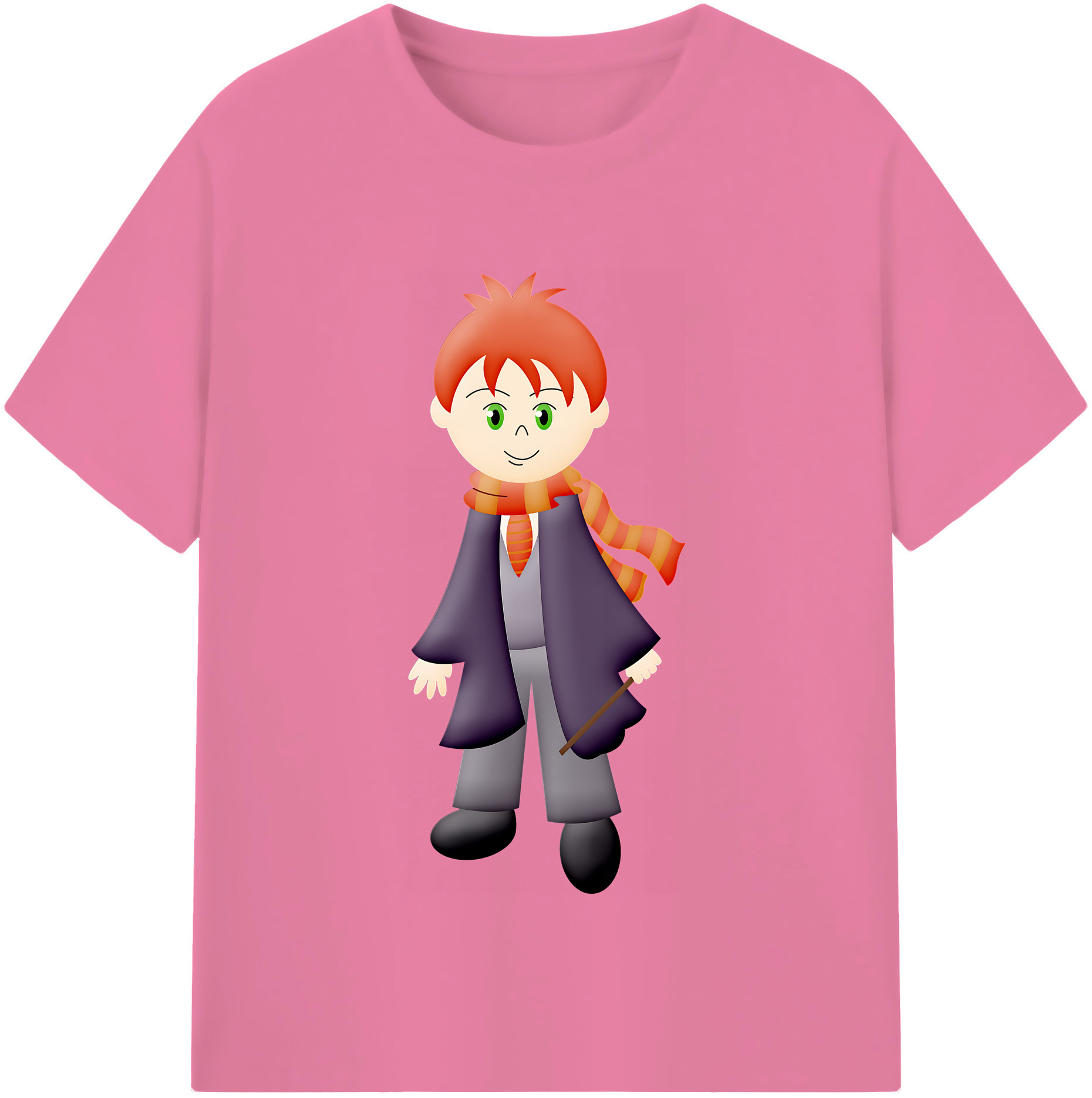 （画像用） Harry Potter ハリー・ポッターシリーズ 綿100％半袖Tシャツ（フロントプリント）